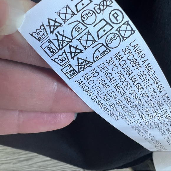 ZARA BASIC black faux leather shift dress with studs at the neckline Style 862 - Picture 13 of 16